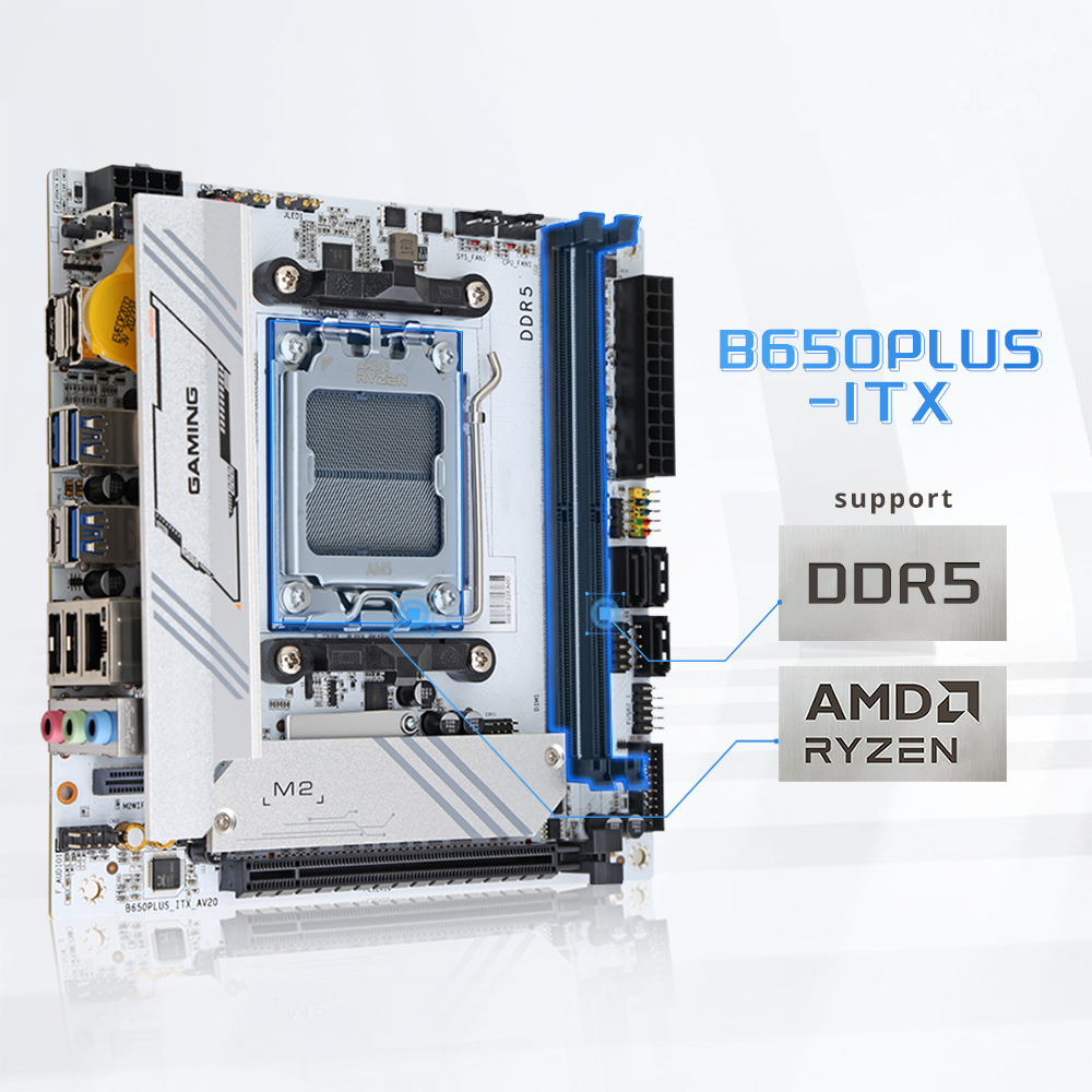 HISWISER AMD B650PLUS ITX Motherboard Mainboard – HISWISER Computer HISWISER AMD B650PLUS ITX Motherboard Mainboard – HISWISER Computer