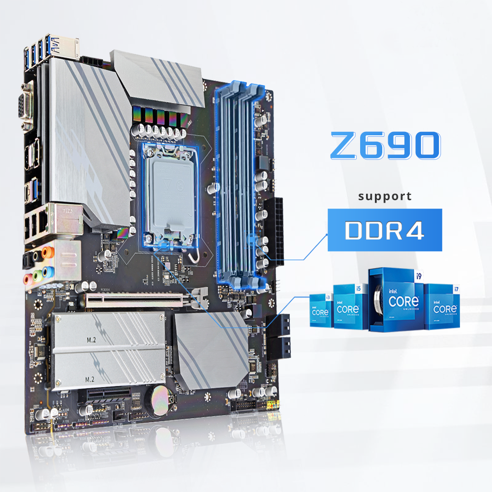 HISWISER Intel Z690 Micro ATX Motherboard