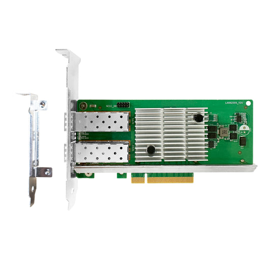 Intel 82599 Network Card Dual SFP Port PCI Express 2.0 X8 dual optical port 10G 10 Gigabit fiber optic network card Ethernet