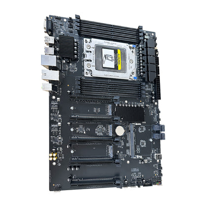 HISWISER AMD EPYC 7002 7003 SP3 Slot Workstation Server Motherboard Support 2TB DDR4 upto 64 Cores CPU DIY Computer