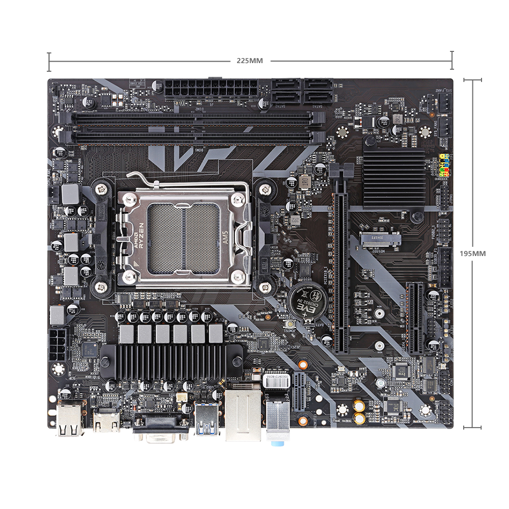 HISWISER AMD B650M-B Micro ATX Motherboard