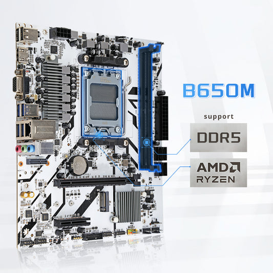 HISWISER AMD B650M-W Micro ATX Motherboard