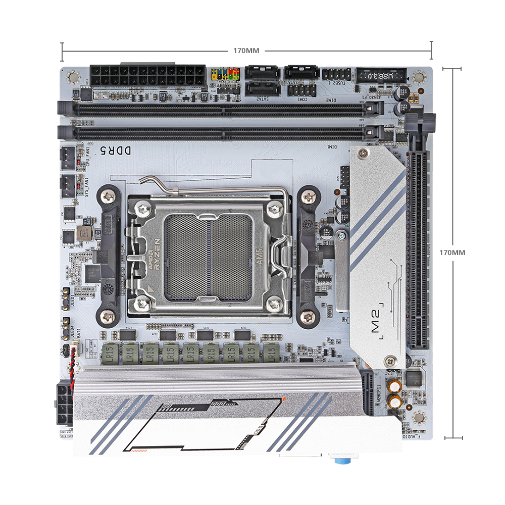 HISWISER AMD B650PLUS ITX Motherboard