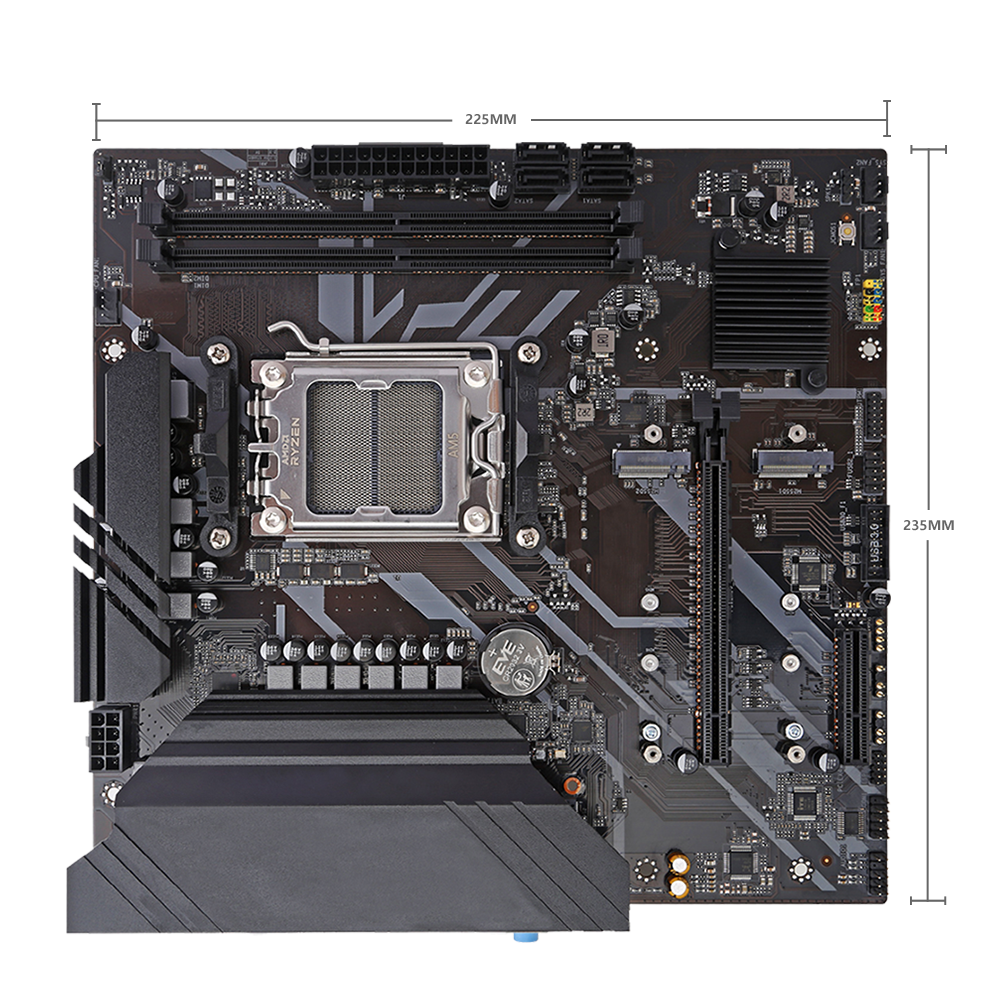 HISWISER AMD B650PRO-B Micro ATX Motherboard B650PRO-B