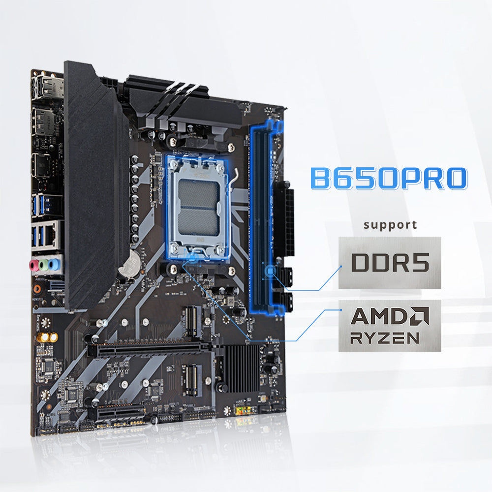 HISWISER AMD B650PRO-B Micro ATX Motherboard B650PRO-B