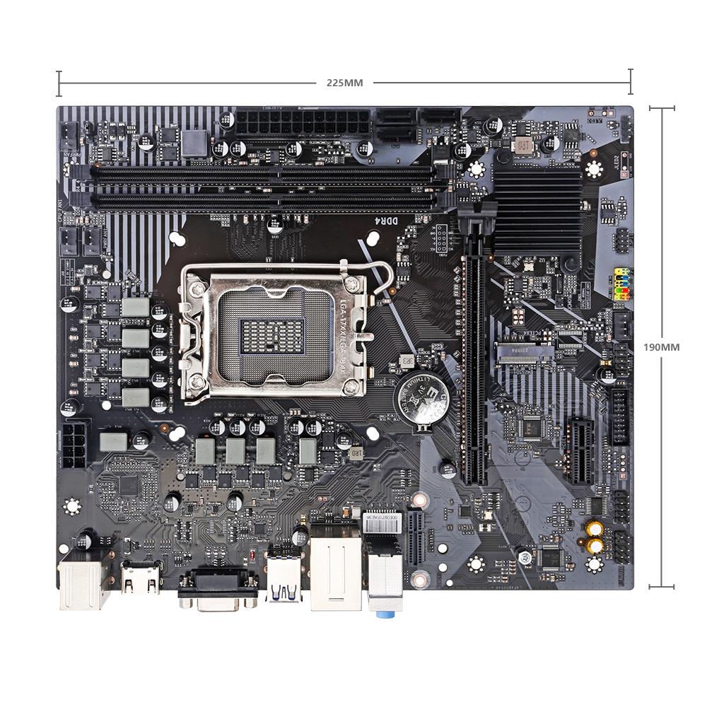 HISWISER Intel B760B4 Micro ATX Motherboard