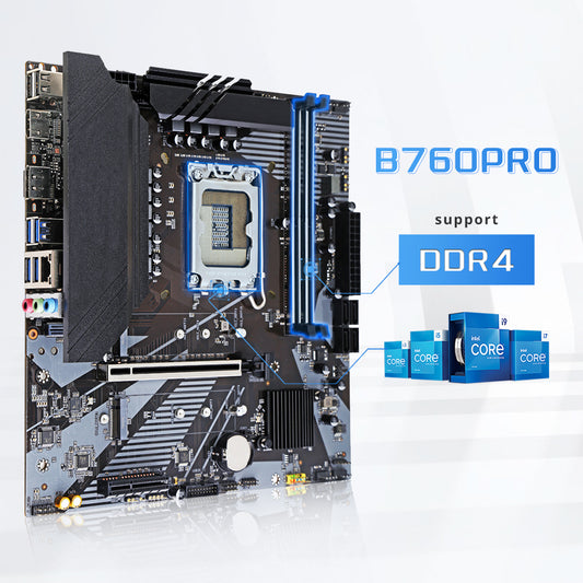 HISWISER Intel B760 Pro Micro ATX Motherboard