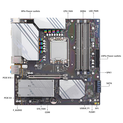 HISWISER Intel Z690 Micro ATX Motherboard