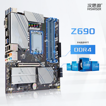 HISWISER Intel Z690 Micro ATX Motherboard