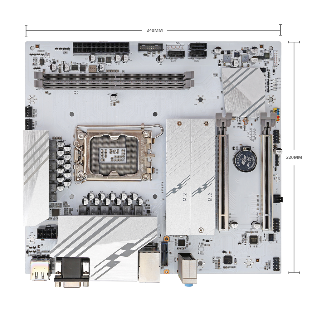 HISWISER Intel Z790 PLUS-W5 Micro ATX Motherboard